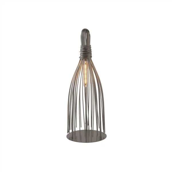 Searchlight Caraffe - lampe à poser - 78 cm - gris