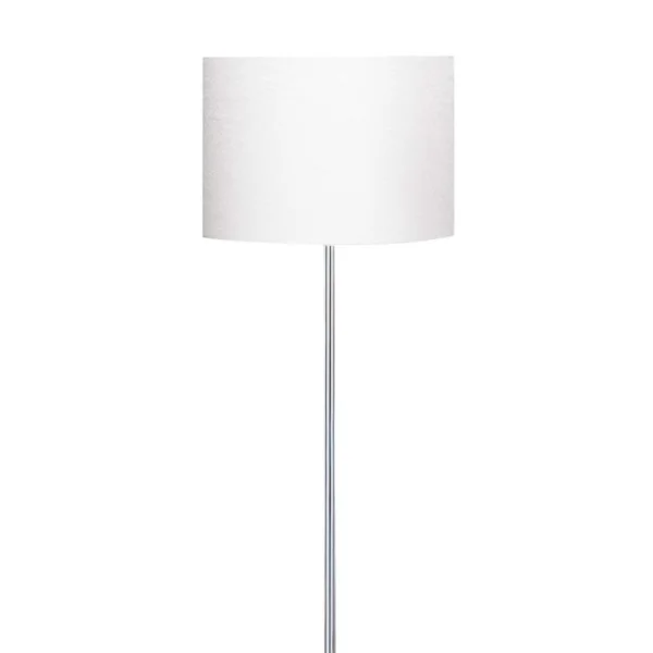 Searchlight Carter - lampadaire - 151 cm - chrome et argent satiné