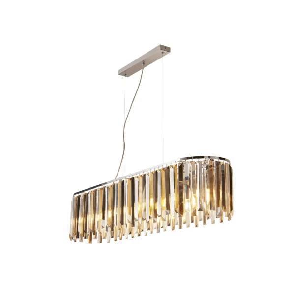 Searchlight Clarissa - lampe suspendue - 100 x 25 x 150 cm - ambre