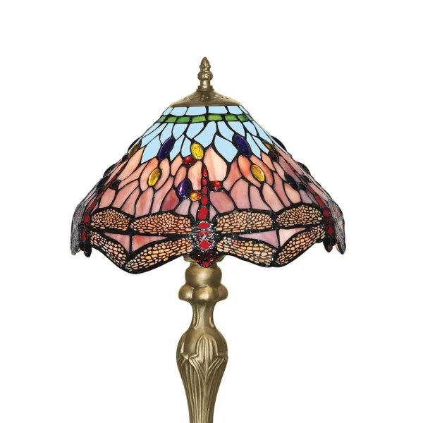 Searchlight Dragonfly - lampe à poser - Ø 14,5 x 45,5 cm - multicolore