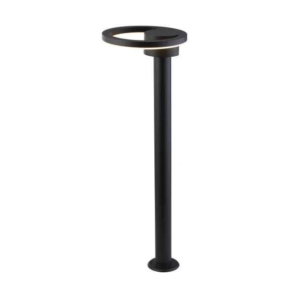 Searchlight Eakring - lampe de jardin - Ø 24 x 73 cm - 12W LED inclus - IP44 - noir