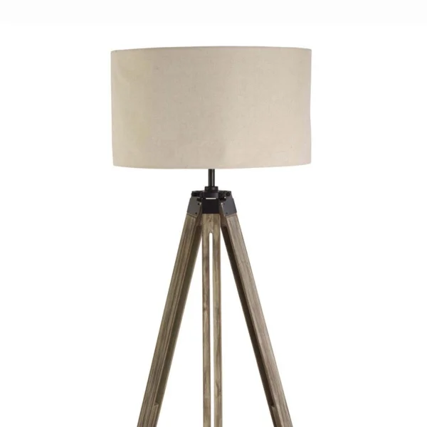 Searchlight Easel - lampadaire - 144,5 cm - lin crème