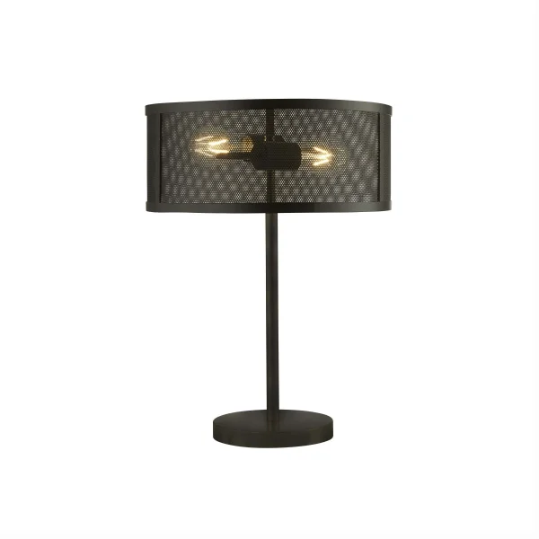 Searchlight Fishnet - lampe à poser - 50 cm - noir mat