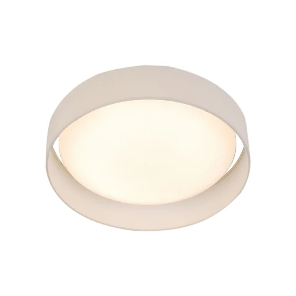 Searchlight Gianna - plafonnier - Ø 50 x 12,5 cm - 25W LED inclus - blanc