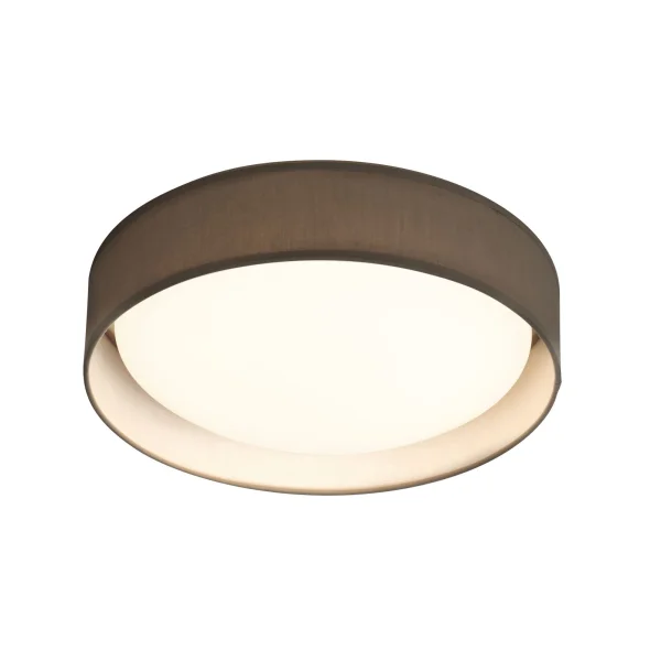 Searchlight Gianna - plafonnier - Ø 50 x 12,5 cm - 25W LED inclus - gris