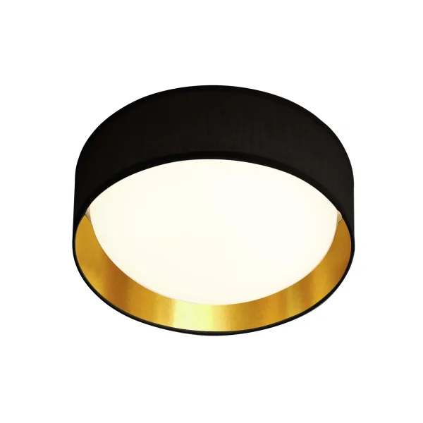 Searchlight Gianna - plafonnier - Ø 50 x 12,5 cm - 25W LED inclus - noir