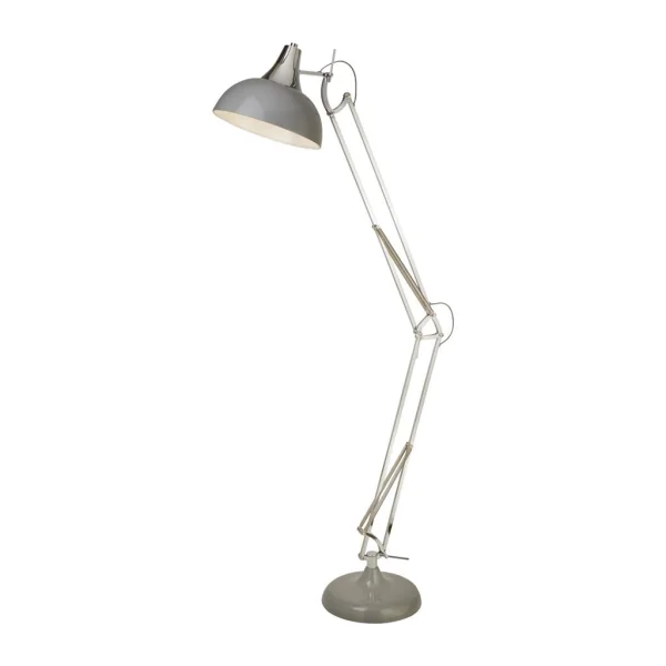 Searchlight Goliath - lampe de table - 30 x 170 cm - chrome et gris