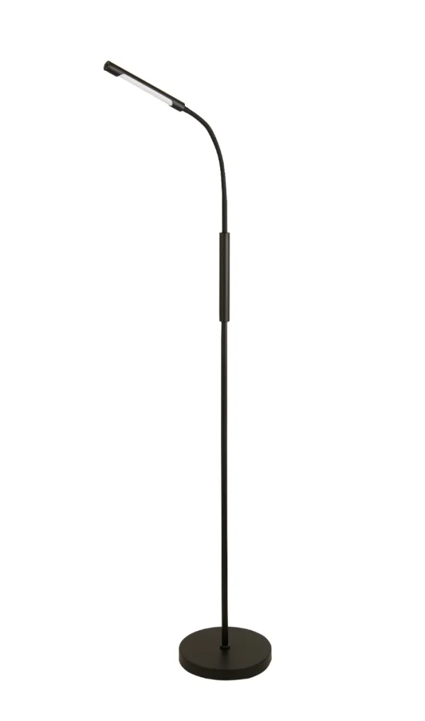 Searchlight Gooseneck - Liseuse rechargeable - Ø 23 x 162 cm - 3W dimmable LED inclus - noir