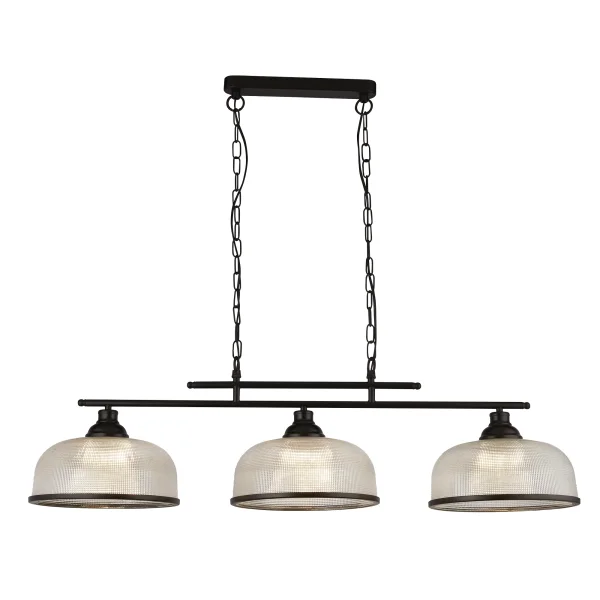 Searchlight Highworth - lampe suspendue - 99 x 120 cm - noir mat