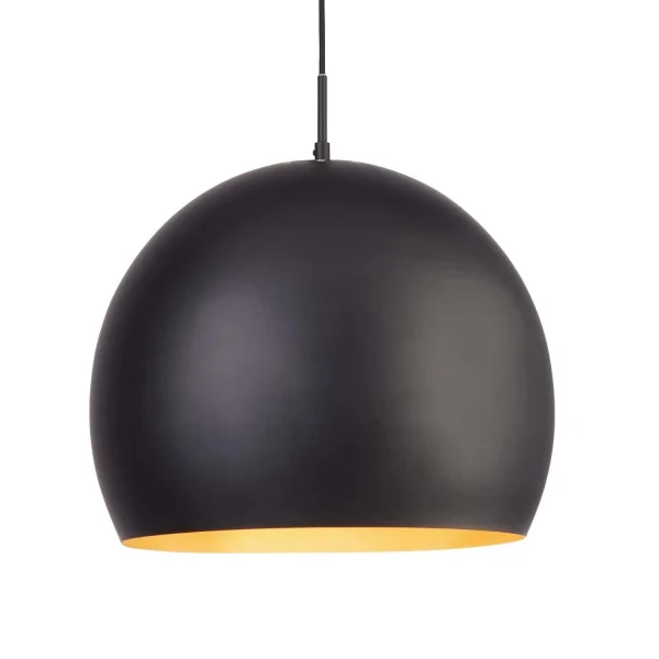 Searchlight Industrial Pendants - lampe suspendue - Ø 40 x 165 cm - noir