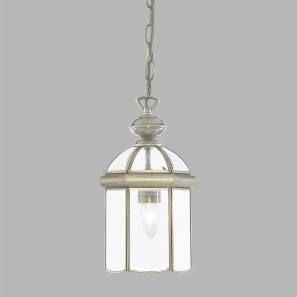 Searchlight Lanterns - lampe suspendue - Ø 18 x 131 cm - laiton antique