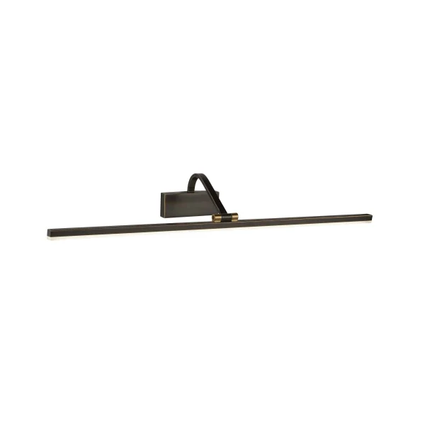 Searchlight LED Picture Lights - applique murale - 70 x 11 cm - 17W LED inclus - noir brossé or