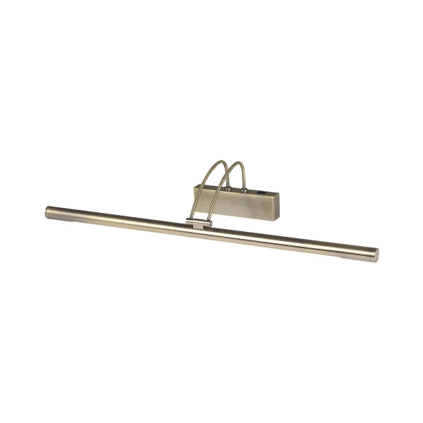 Searchlight LED Picture Lights - applique murale avec interrupteur - 68 x 11,5 cm - 13W LED inclus - laiton antique