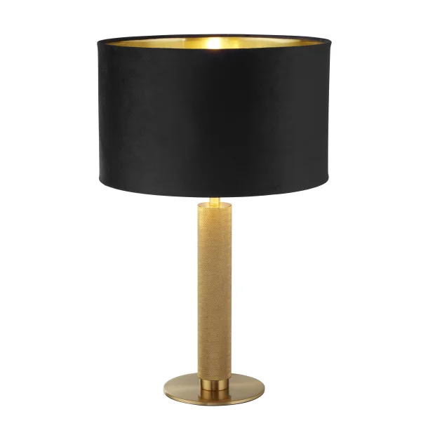 Searchlight London - lampe à poser - Ø 40 x 63 cm - noir et or