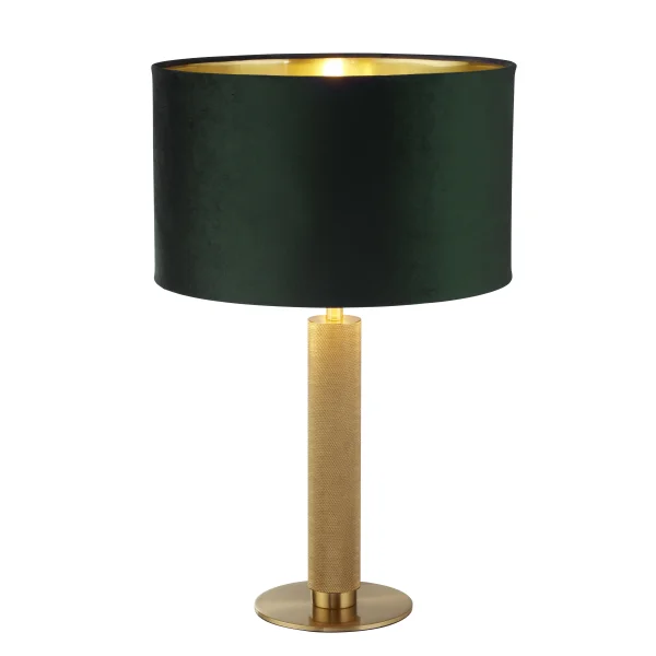 Searchlight London - lampe à poser - Ø 40 x 63 cm - vert et or