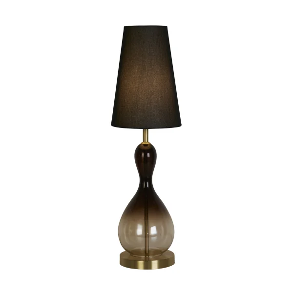 Searchlight Marakesh - lampe à poser - Ø 20 x 67 cm - noir