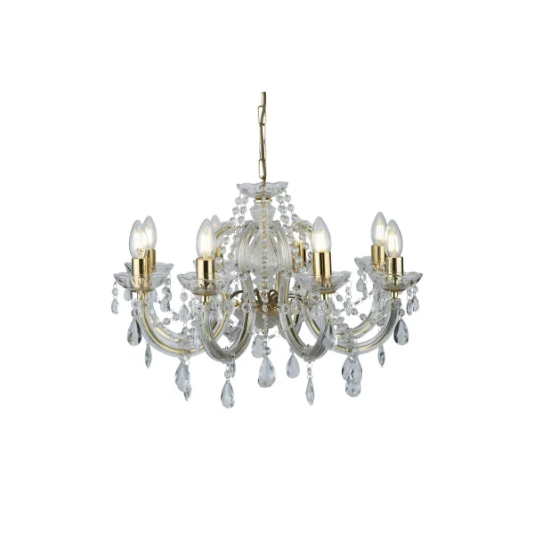 Searchlight Marie Therese - lustre - Ø 61 x 100 cm - or