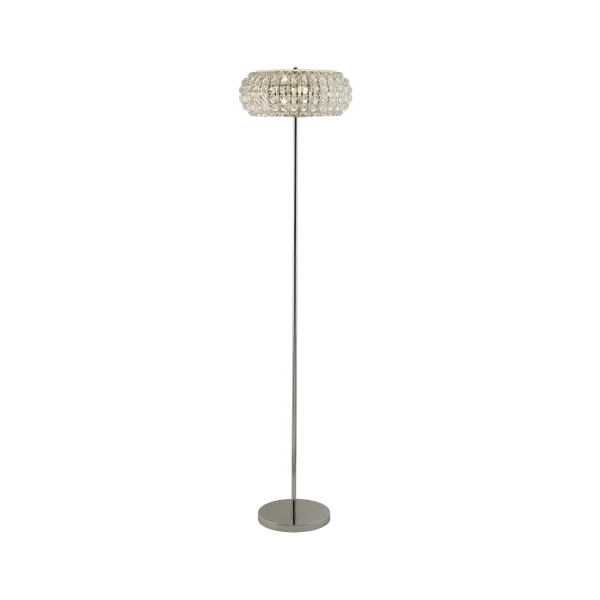 Searchlight Marilyn - lampadaire - Ø 37 x 151 cm - chrome