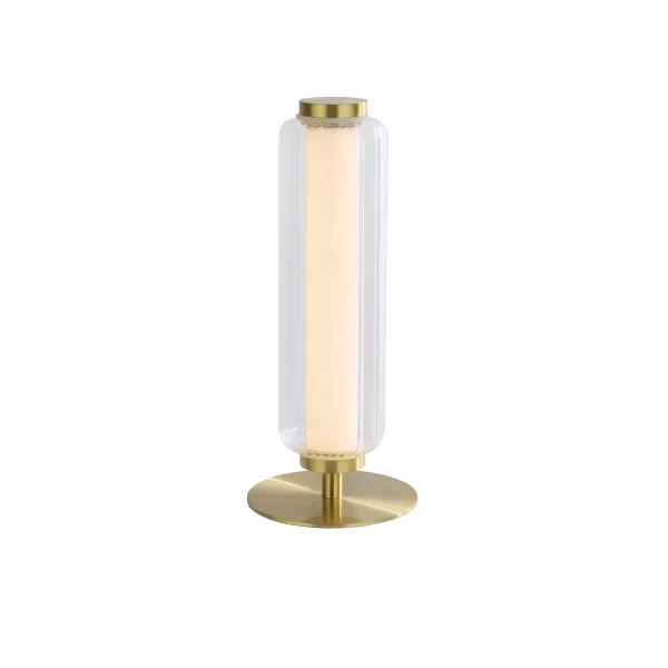 Searchlight Mod - lampe à poser - Ø 13 x 32 cm - 8W LED inclus - laiton satiné