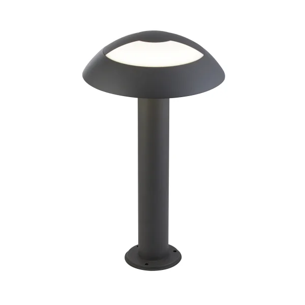 Searchlight Mushroom - lampe de jardin - Ø 17 x 45 cm - 15W LED inclus - IP44 - gris foncé