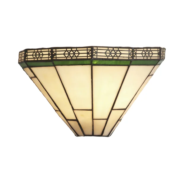Searchlight New York - applique murale - 30,5 x 18 cm - laiton antique