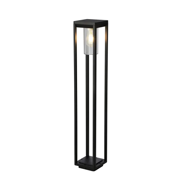Searchlight Perth - lampe de jardin - 15 x 15 x 90 cm - IP44 - noir
