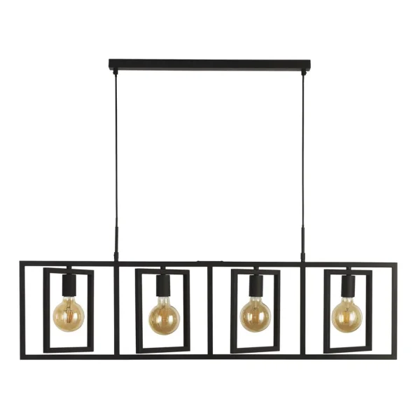 Searchlight Plaza - lampe suspendue - 114 x 150 cm - noir mat