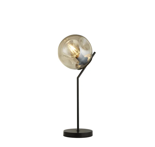 Searchlight Punch - lampe à poser - 25 x 57 cm - noir et champagne