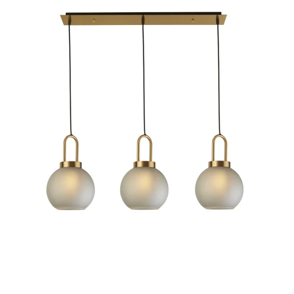 Searchlight Snowdrop - lampe suspendue - 87 x 20 x 120 cm - laiton