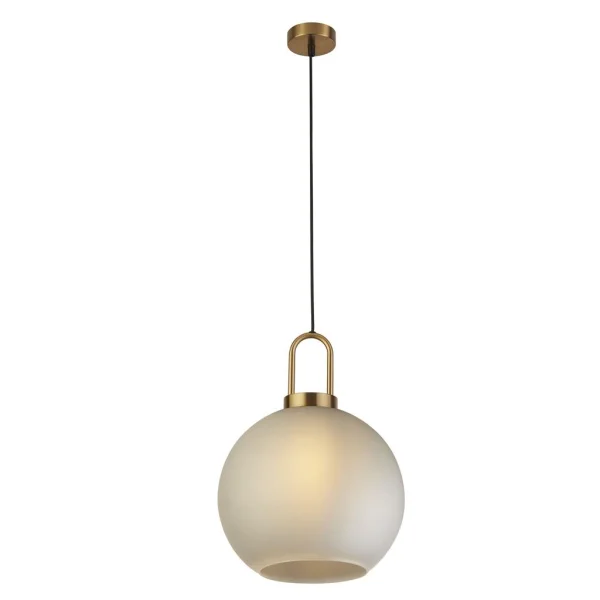 Searchlight Snowdrop - lampe suspendue - Ø 30 x 123 cm - laiton