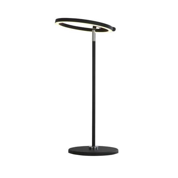 Searchlight Space - lampe à poser - Ø 20 x 49 cm - 10W LED inclus - noir