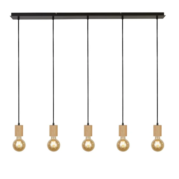 Searchlight Spinny - lampe suspendue - 115 x 152,5 cm - noir mat