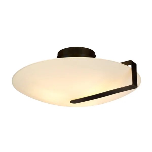 Searchlight Sundial - plafonnier - Ø 41 x 16 cm - noir