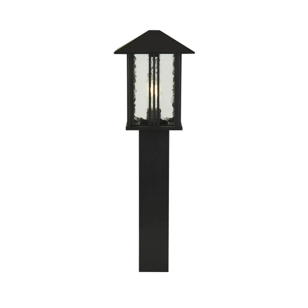 Searchlight Venice - lampe de jardin - 23 x 23 x 74 cm - IP44 - noir
