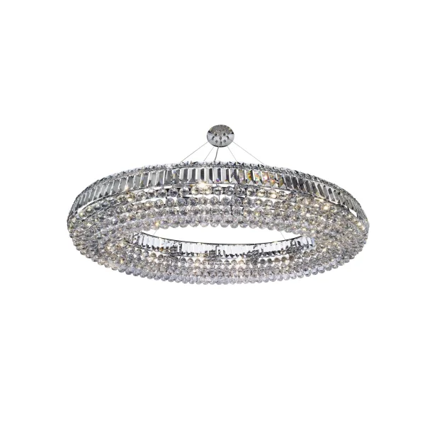 Searchlight Vesuvius - lampe suspendue - 123 x 73 x 120 cm - chrome