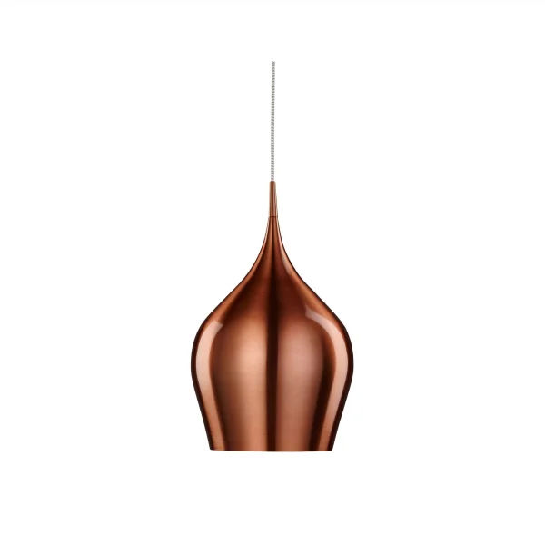 Searchlight Vibrant - lampe suspendue - Ø 26 x 160 cm - métal rose