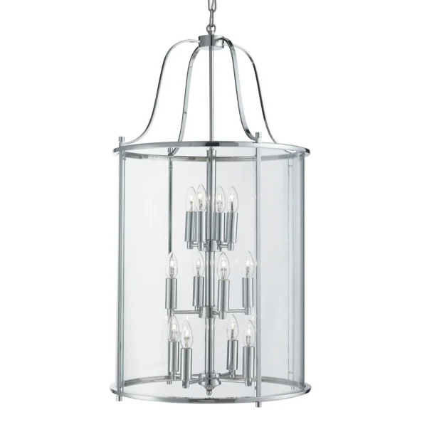 Searchlight Victorian Lanterns - lustre - Ø 54 x 160 cm - chrome