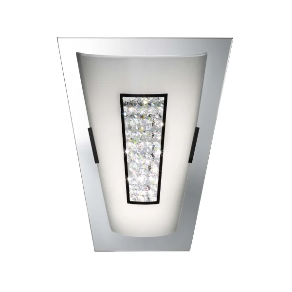 Searchlight Wall - applique murale - 24 x 30 cm - 8W LED inclus - chrome