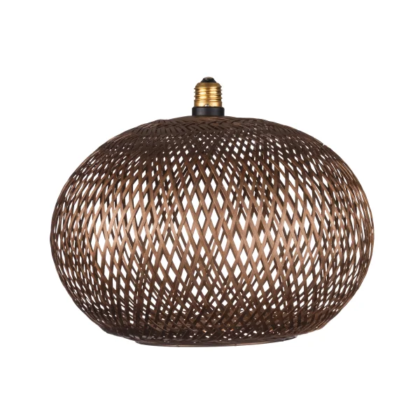 Segula Floating Bamboo LED Oval - Ø 30 cm - E27 - 6W dimmable - 2200K - bronze