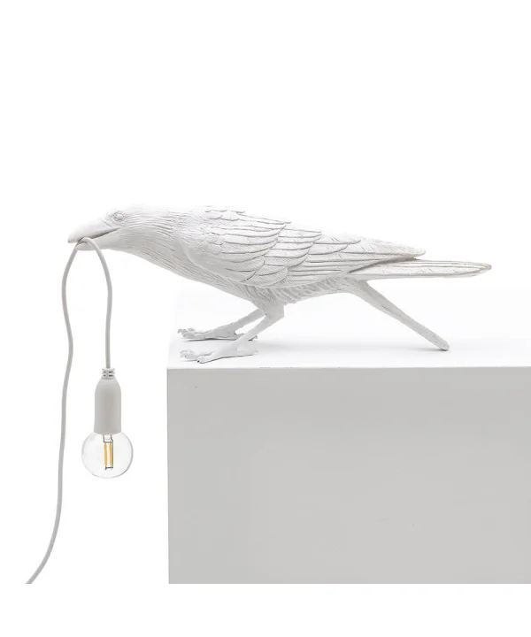 Seletti - Bird Lamp Playing Lampe de table Blanc