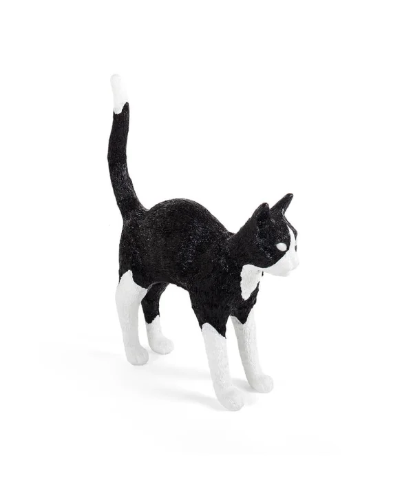 Seletti - Jobby The Cat Lampe de table Noir/Blanc