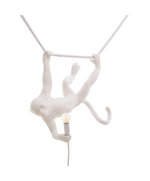 Seletti - Monkey Pendant Swing White