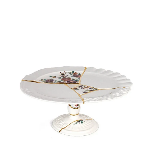 SELETTI - Plat Kintsugi Or/Multicolore