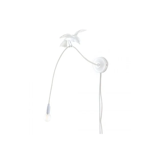 SELETTI - Sparrow Cruising Applique Murale White