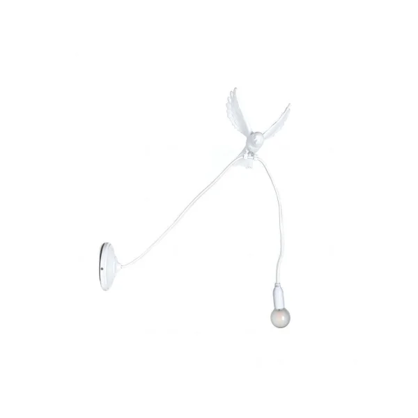 SELETTI - Sparrow Landing Applique Murale White