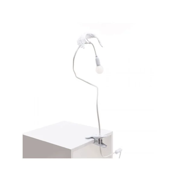 SELETTI - Sparrow Taking Off Lampe à Clipser White