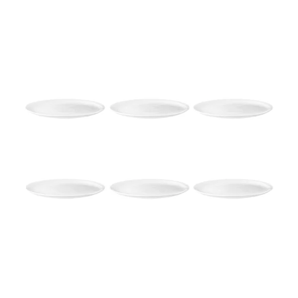 Seltmann Weiden Assiette Terra Ø 27,8 cm, lot de 6 Blanc