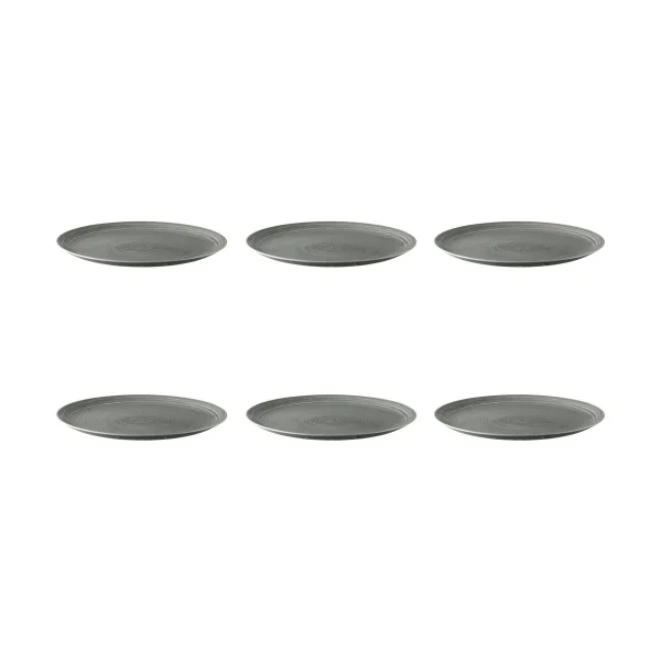 Seltmann Weiden Assiette Terra Ø 27,8 cm, lot de 6 Pearl Grey