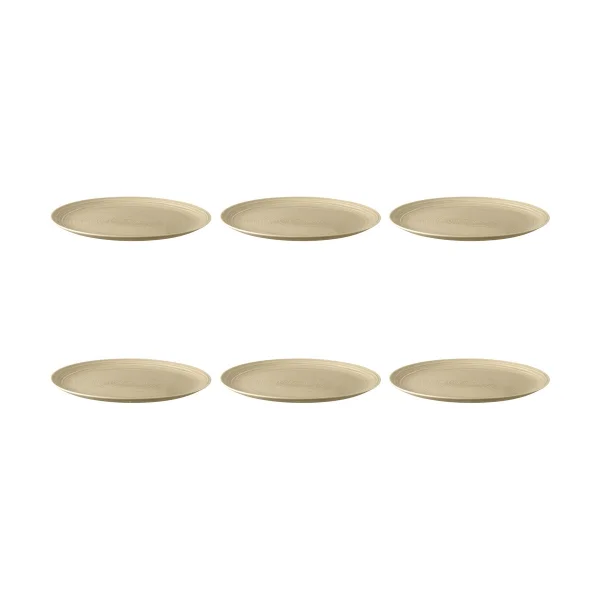 Seltmann Weiden Assiette Terra Ø 27,8 cm, lot de 6 Sand Beige