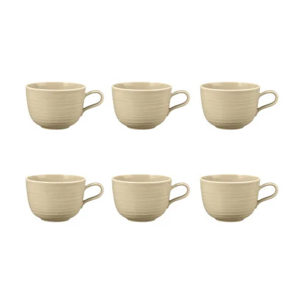 Seltmann Weiden Tasse Terra 38 cl, lot de 6 Sand Beige